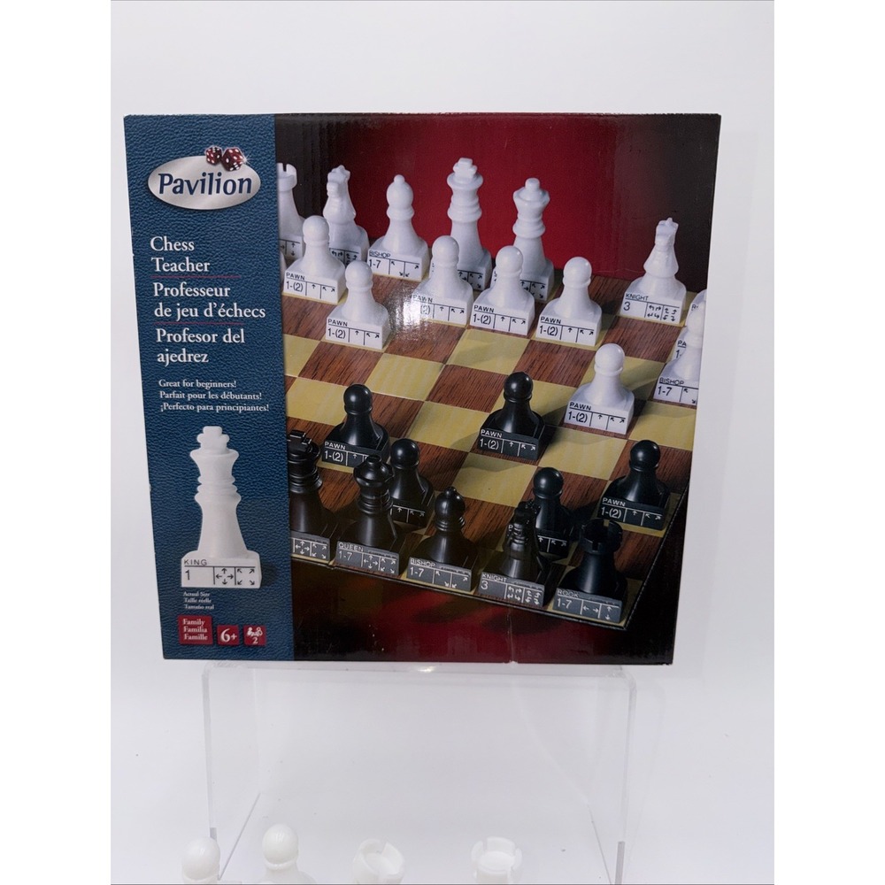 Chess Teacher Board Game for Beginners Pavilion‎ Learn To Play